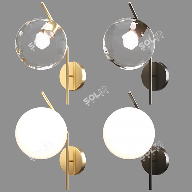 Affordable Wall Lamp from Aliexpress 3D model image 1