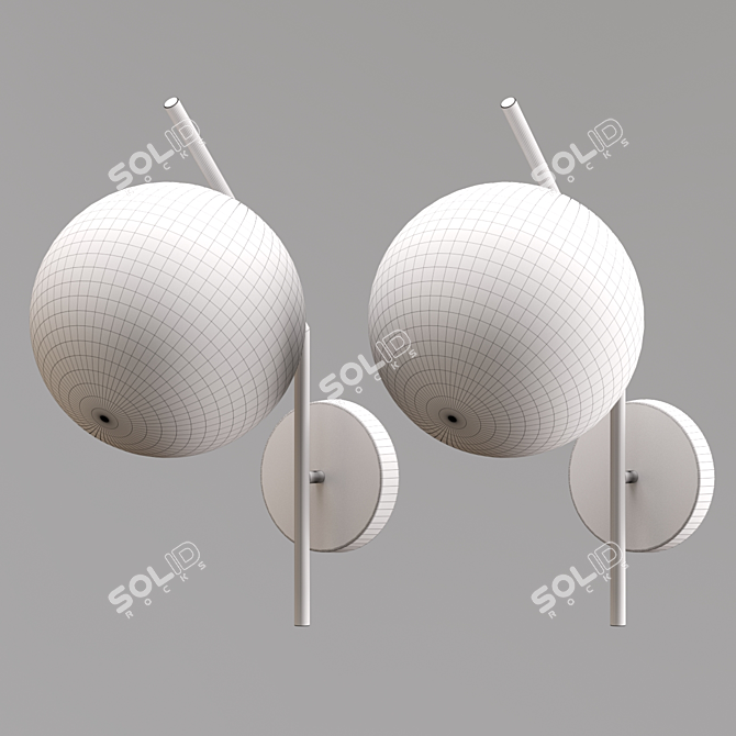 Affordable Wall Lamp from Aliexpress 3D model image 4