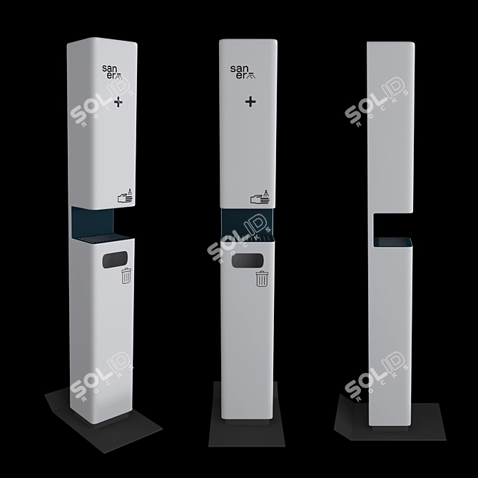 Automated Disinfection Station 3D model image 3