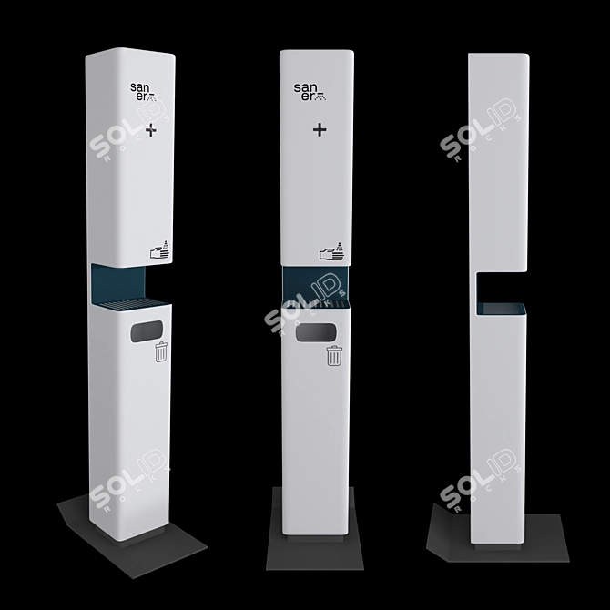 Automated Disinfection Station 3D model image 4