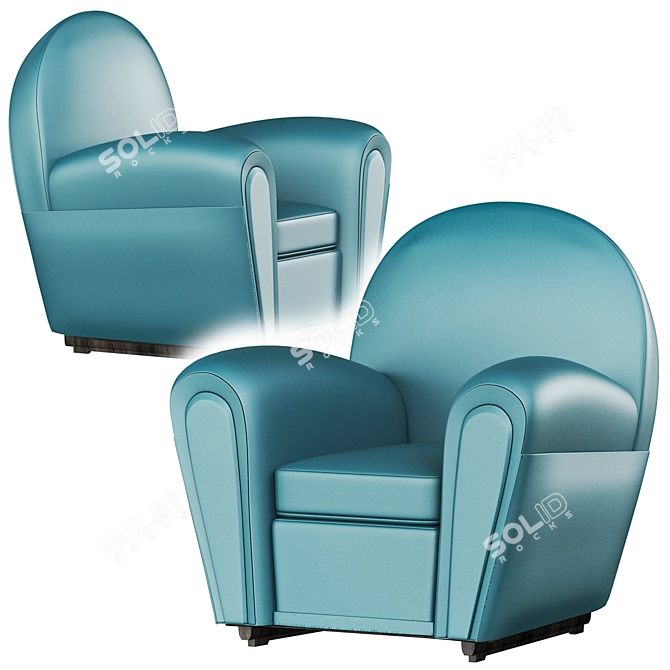 Vanity Fair Luxury Armchair 3D model image 3