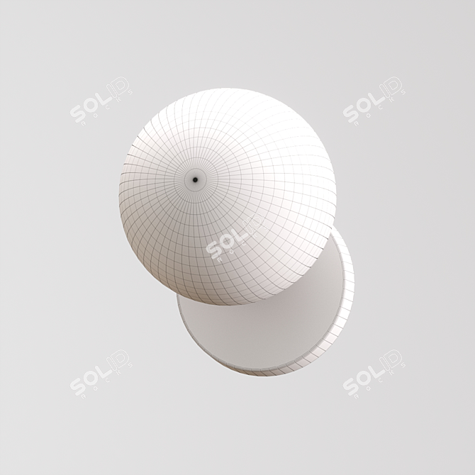 Metal Wall Lamp, 90-260V 3D model image 3