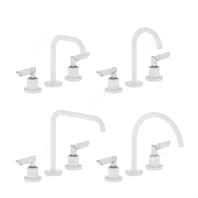 Brodware Prolife Plus Faucet Set 3D model image 5