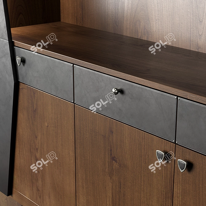 Luxury Tonino Lamborghini GT High Cabinet 3D model image 4