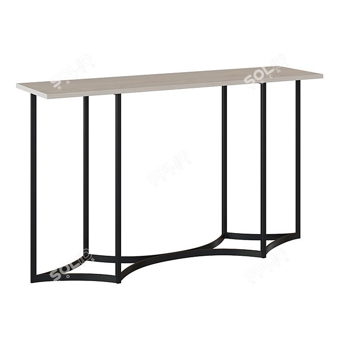 Sleek Staccato Console 3D model image 1