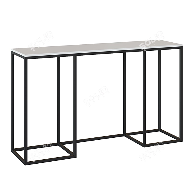 Modern Industrial Console "Belcanto 3D model image 1