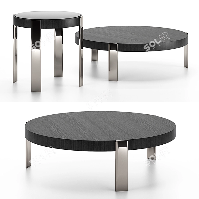 Elegant Mattia Coffee Table 3D model image 1