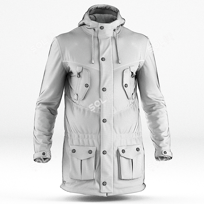 PBR Winter Jacket - V-Ray & Corona Compatible 3D model image 5