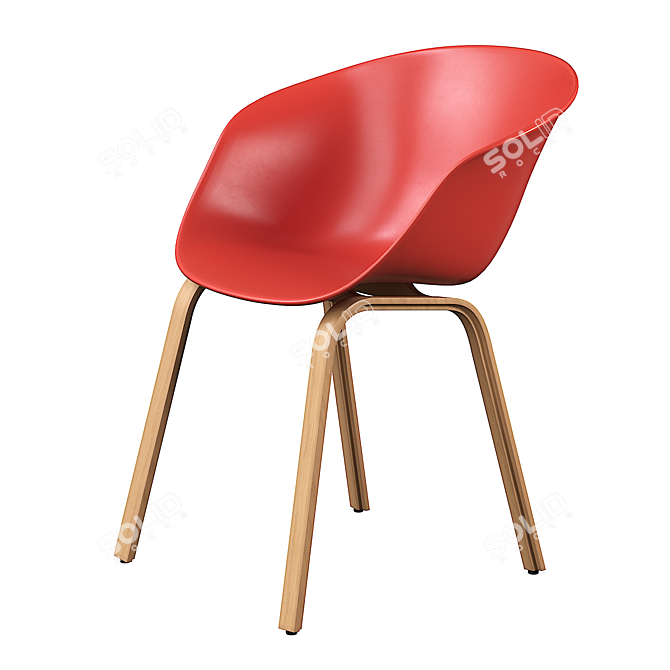 Modern Designer Chair: HALE SOT 3D model image 3