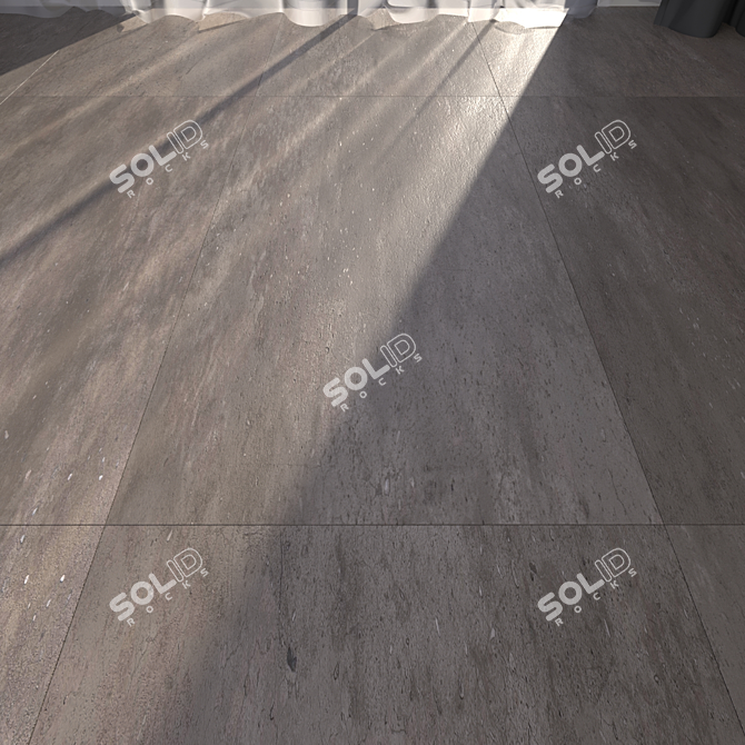 Hyper Taupe 60x120 Multi-Texture Floor 3D model image 1
