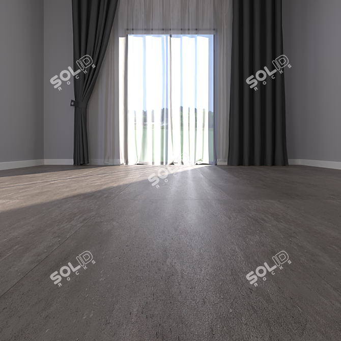 Hyper Taupe 60x120 Multi-Texture Floor 3D model image 2