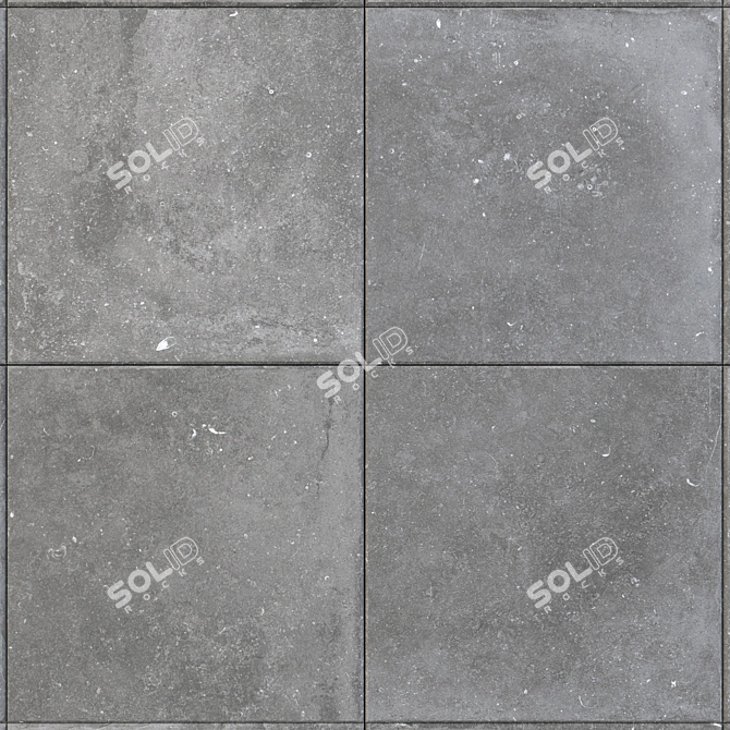 Flaviker Nordik Stone Gray: Versatile Floor Design 3D model image 2