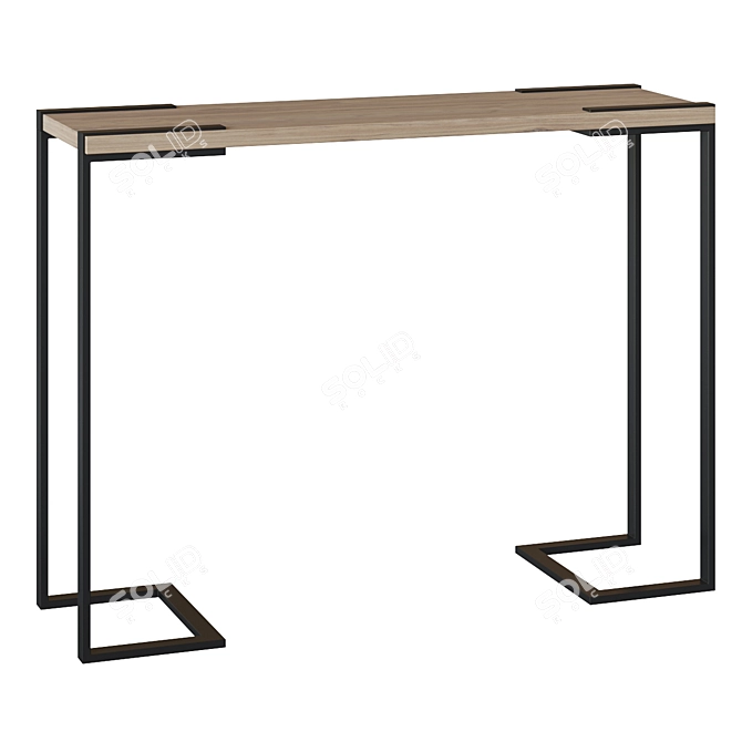 Modern Urban Loft Console 3D model image 1