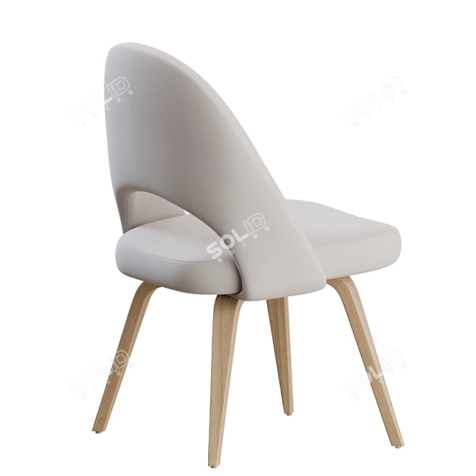 Elegant Saarinen Chair: Classic Design 3D model image 5