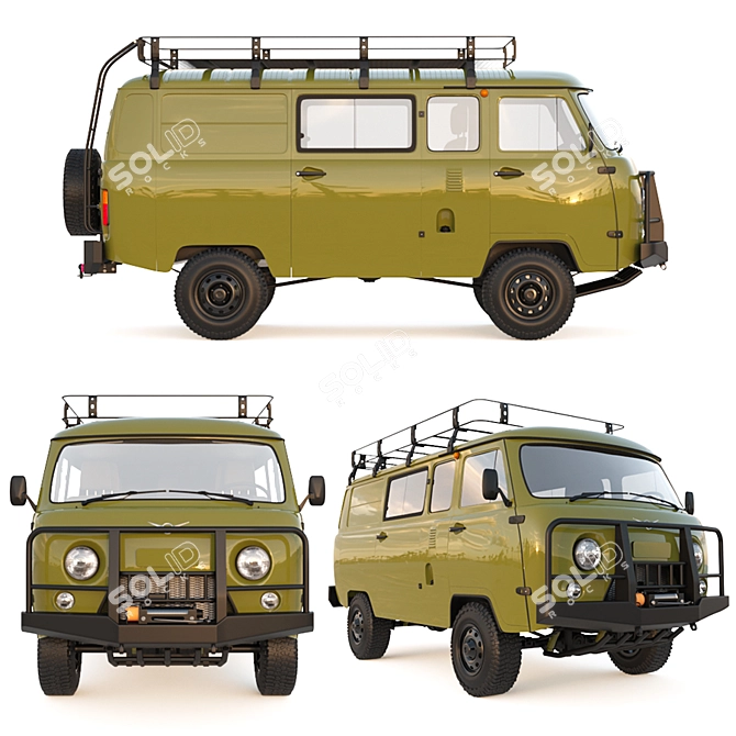 Ultimate UAZ SGR Expedition 3D model image 3