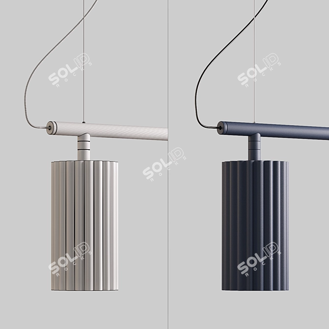 Modern Scandinavian Pendant Lights 3D model image 2