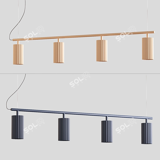 Modern Scandinavian Pendant Lights 3D model image 4