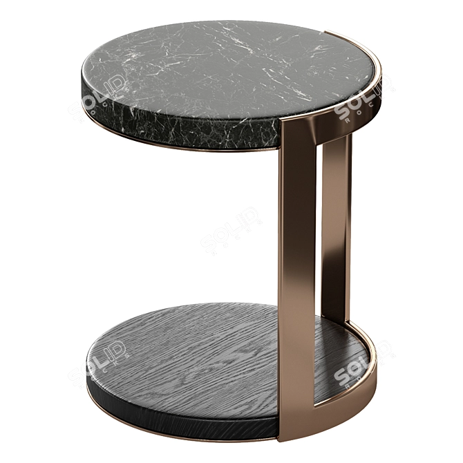 Sleek Alisee Molteni C Table 3D model image 1