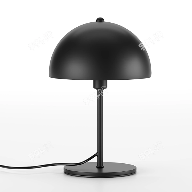 Industrial Metal Table Lamp 3D model image 1