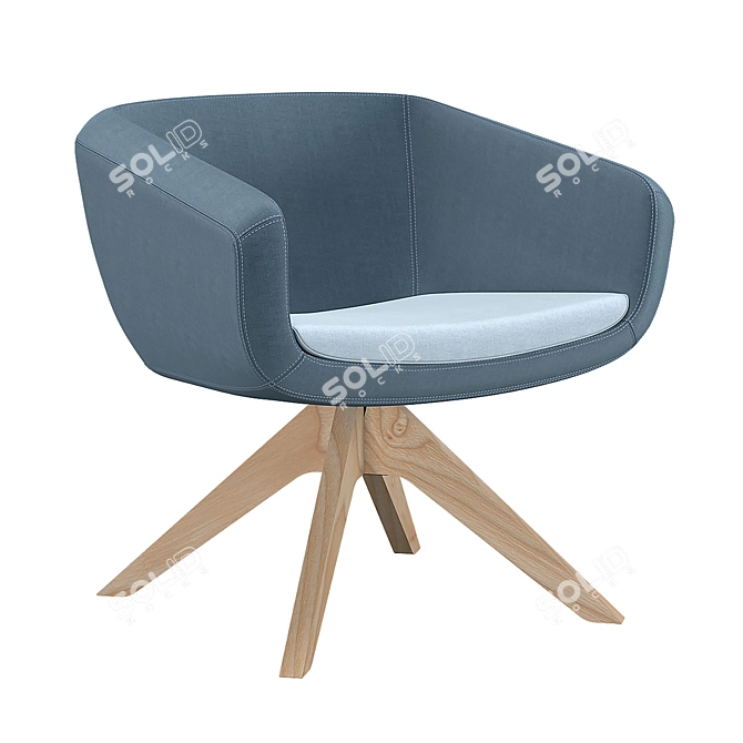 Contemporary Arca Chair for Modern Spaces 3D model image 1