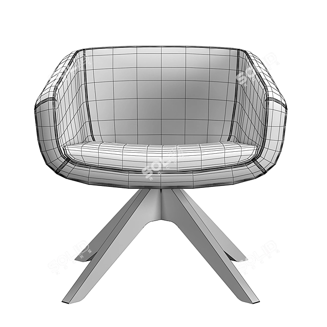 Contemporary Arca Chair for Modern Spaces 3D model image 5