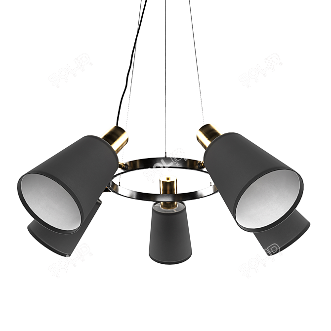 Elegant Marcus Chandelier - 3638/5 3D model image 1