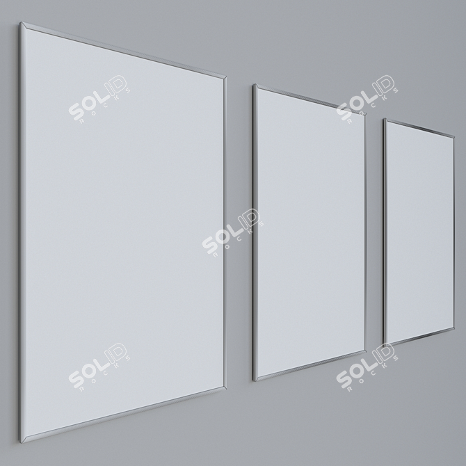 Title: Vibrant Canvas Wall Poster (900x600) 3D model image 2