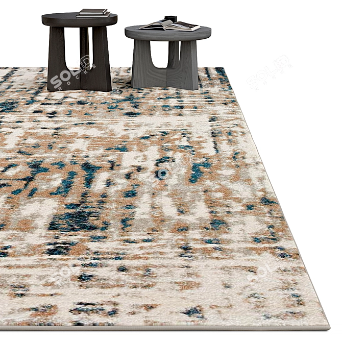 Vintage Elegance 192: Premium Carpet 3D model image 2