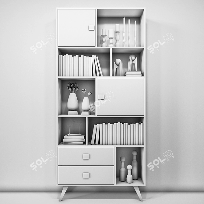 Versatile Render Rack with vray + corona 3D model image 2