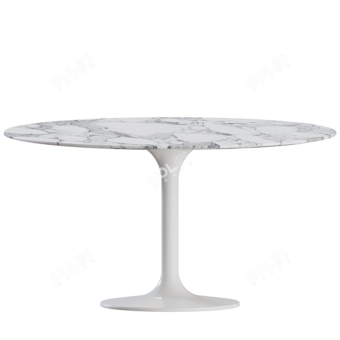 Modern Dining Set by Knoll 3D model image 5