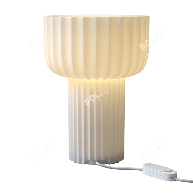 Modern Word Table Light: Sleek Design for Illuminating Spaces 3D model image 1