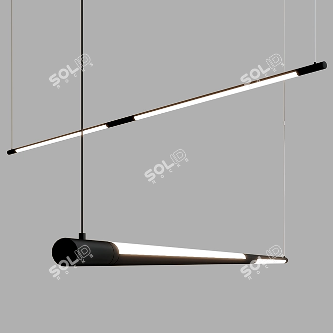 Tubs Modular: Versatile Linear Lighting 3D model image 5