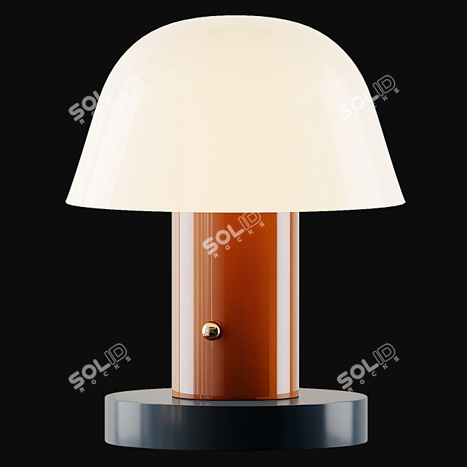 Setago JH27 Table Lamp: Rustic Elegance 3D model image 1