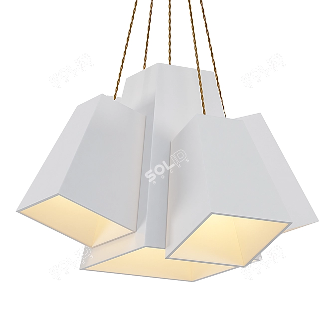 Glimmering Oasis: Clustered Luminescence 3D model image 1