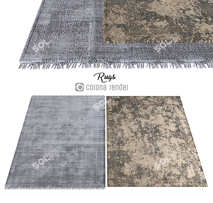 Elegant Carpets for Your Home 3D model image 1