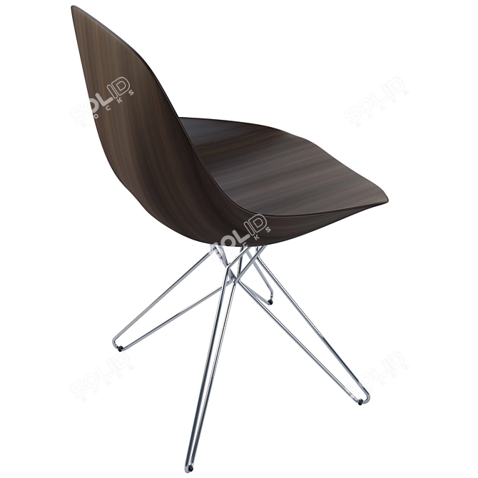 Elegant Harmony Chair - Poliform 3D model image 2