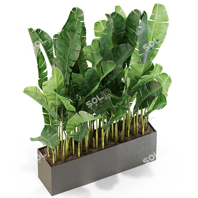 Lush Greenery Assortment: 444 Plants 3D model image 2