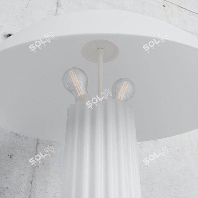 Modern Acrylic Cupola Table Lamp - Illuminate Your Space! 3D model image 3