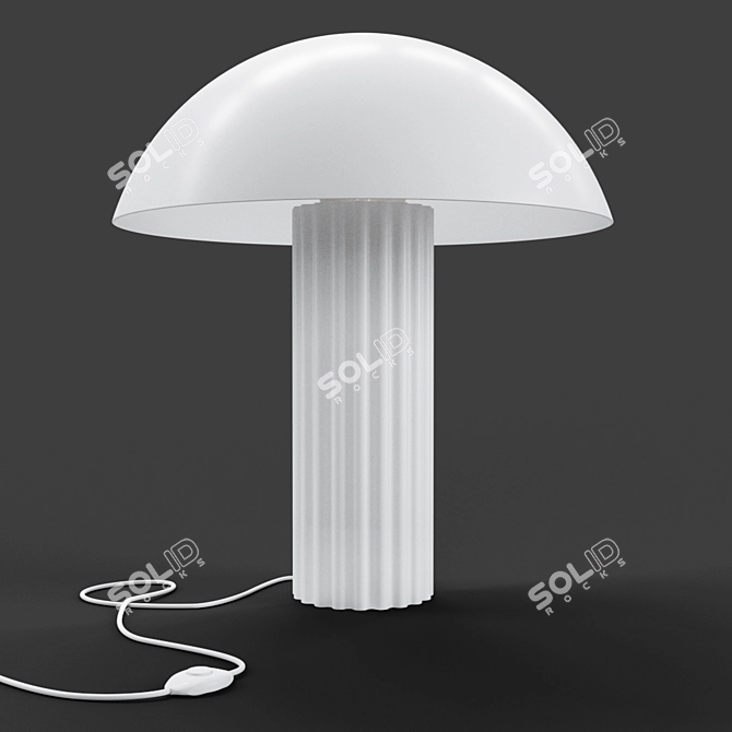 Modern Acrylic Cupola Table Lamp - Illuminate Your Space! 3D model image 5