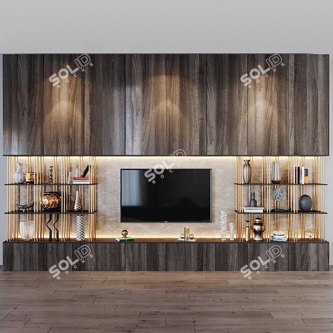 Product Title: Idol Design TV Set 3D model image 1