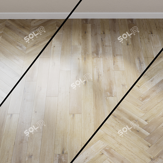 Vintage Elm Cafe Bar Laminate 3D model image 1