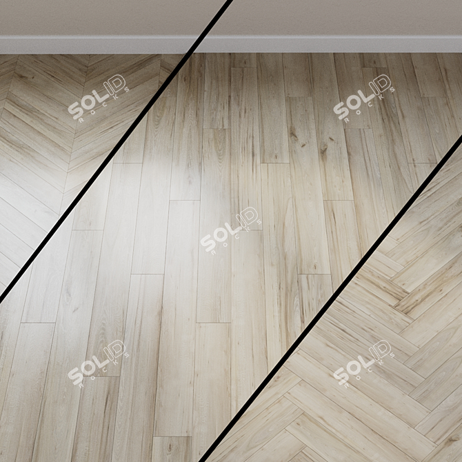 Vintage Elm Cafe Bar Laminate 3D model image 2