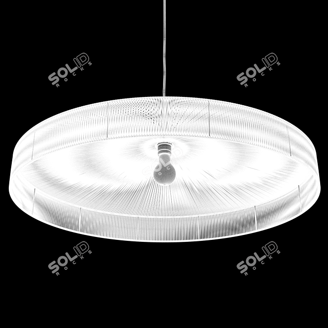 Natural Elegance: HKLiving Pendant Rope Lamp 3D model image 5