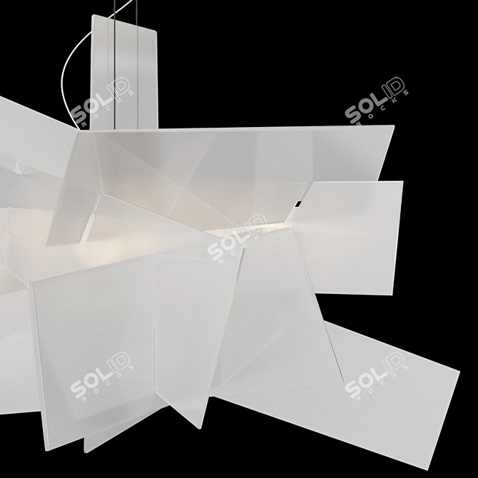 Illuminating Big Bang: Suspension Light 3D model image 2