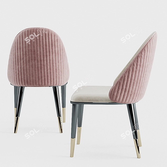 Elegant Diva Sb Chair 3D model image 2