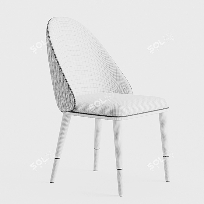 Elegant Diva Sb Chair 3D model image 4