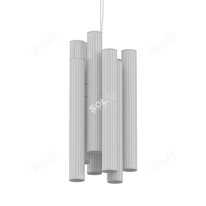 Radiant Elegance: Toot Pendant Lamp 3D model image 2