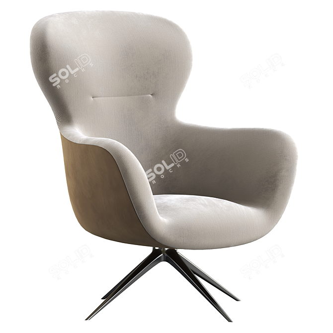 Mad Jocker Armchair - Sleek and Stylish Design 3D model image 1