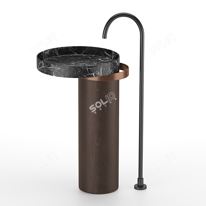 Eccentrico Freestanding Basin 3D model image 2