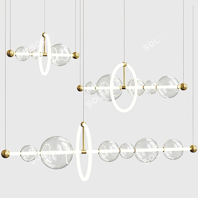 Anzazo Bubbles R - Versatile 3-in-1 Bubble Maker 3D model image 1